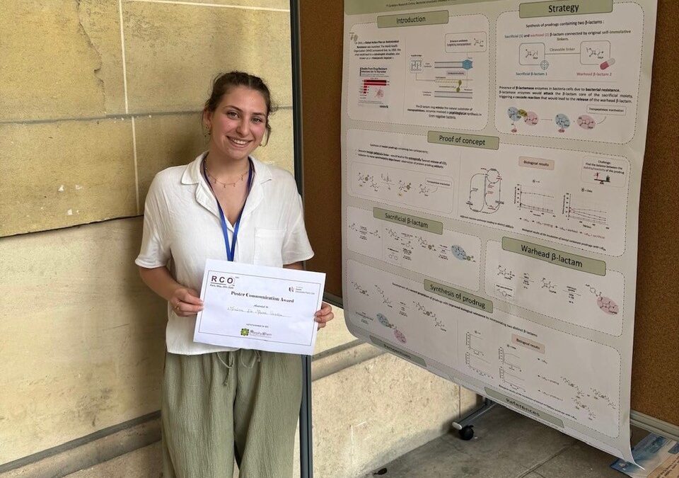 Congratulations to Maeva for her poster prize @ RCO2026